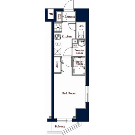 Nステージ上野の物件間取画像